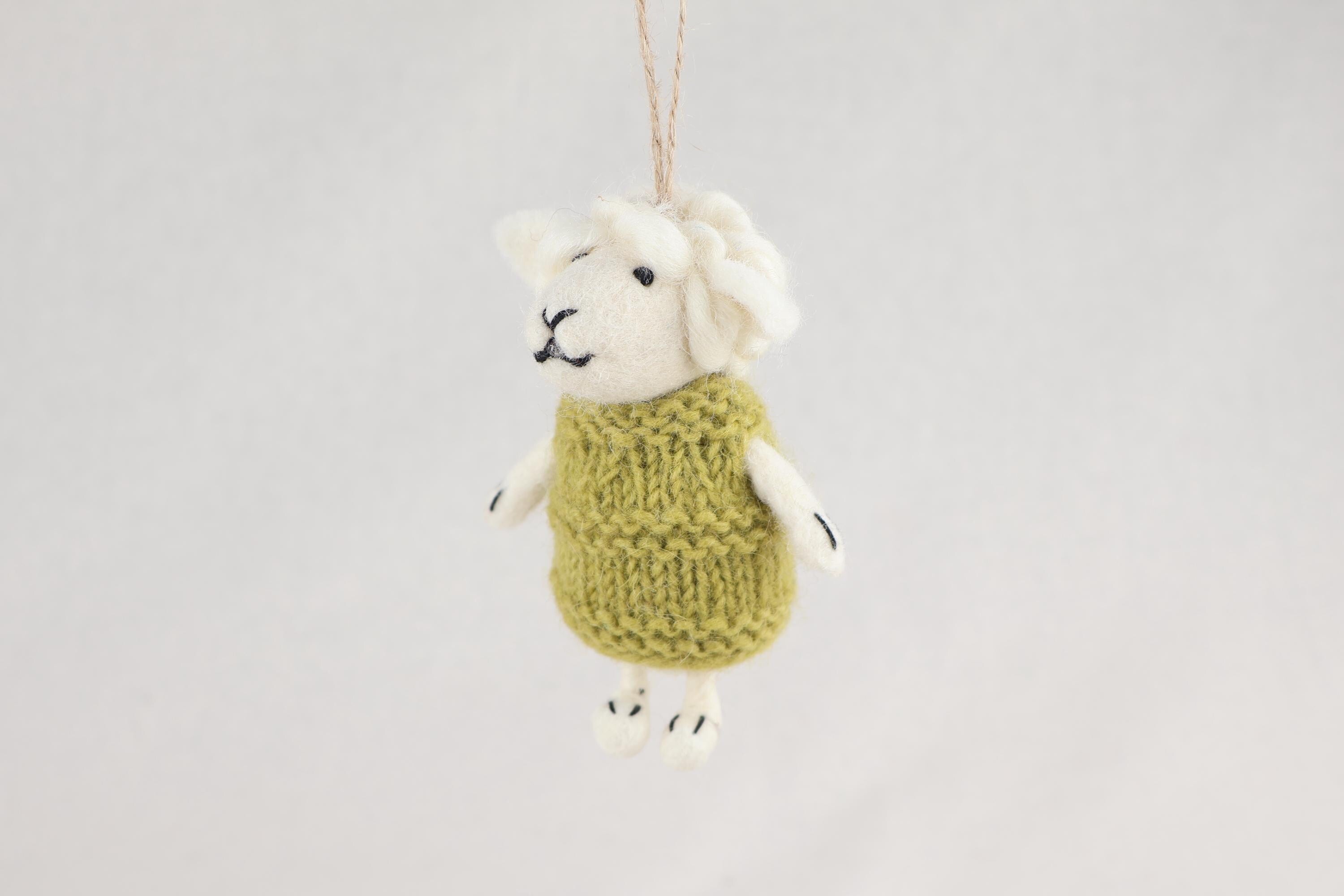 Weihnachtsanhänger Schaf in Pullover I Christbaumschmuck I Weihnachtsdeko I Winter Weihnachtsbaum I Weihnachtsschaf