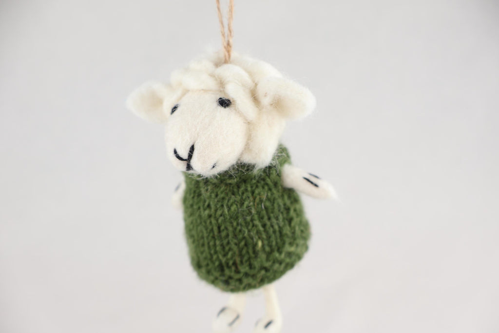 Weihnachtsanhänger Schaf in Pullover I Christbaumschmuck I Weihnachtsdeko I Winter Weihnachtsbaum I Weihnachtsschaf