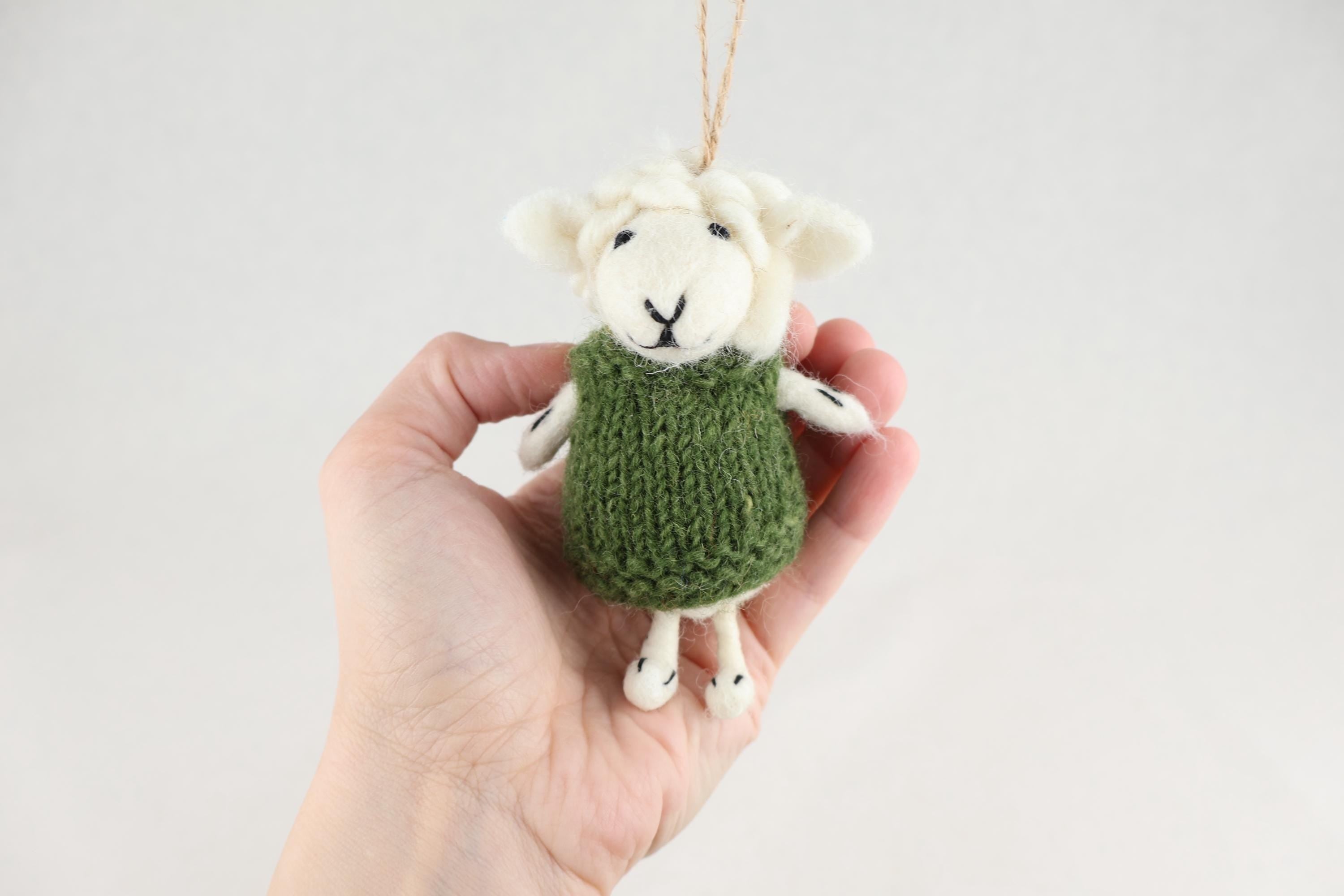 Weihnachtsanhänger Schaf in Pullover I Christbaumschmuck I Weihnachtsdeko I Winter Weihnachtsbaum I Weihnachtsschaf