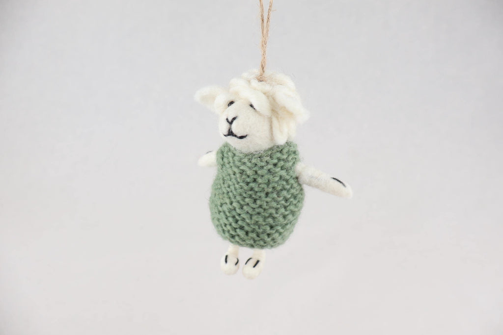 Weihnachtsanhänger Schaf in Pullover I Christbaumschmuck I Weihnachtsdeko I Winter Weihnachtsbaum I Weihnachtsschaf