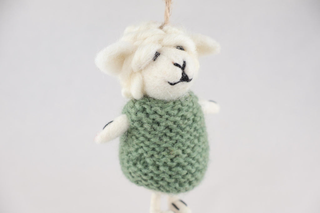 Weihnachtsanhänger Schaf in Pullover I Christbaumschmuck I Weihnachtsdeko I Winter Weihnachtsbaum I Weihnachtsschaf