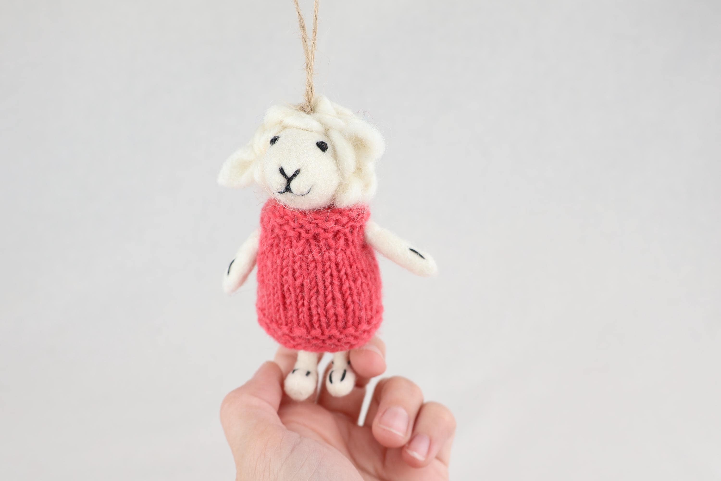 Weihnachtsanhänger Schaf in Pullover I Christbaumschmuck I Weihnachtsdeko I Winter Weihnachtsbaum I Weihnachtsschaf