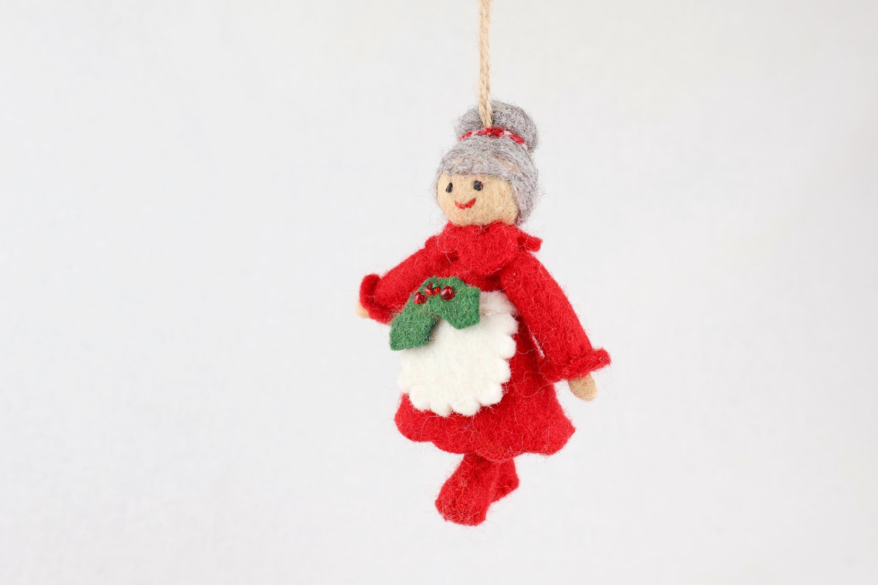 Weihnachtsanhänger Weihnachtsfrau I Christbaumschmuck Weihnachtsdeko I Winter Weihnachtsbaum I Miss Santa