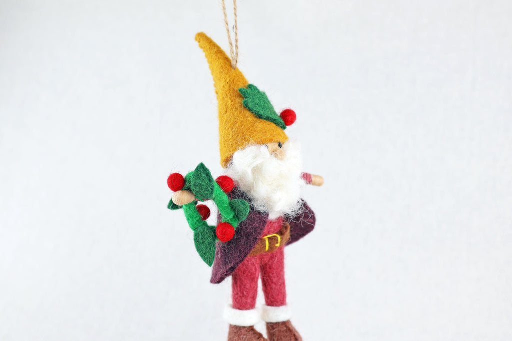 Weihnachtsanhänger Zwerg I Wichtel I Christbaumschmuck Weihnachtsdeko I Weihnachtsbaum I Gnom Deko I Weihnachtswichtel I Weihnachtszwerg