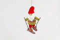 Weihnachtsanhänger Zwerg I Skifahrer I Christbaumschmuck Weihnachtsdeko I Weihnachtsbaum I Alpin I Wichtel