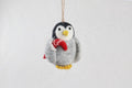 Weihnachtsanhänger Pinguin mit Zuckerstange I Christbaumschmuck Weihnachtsdeko I Winter Weihnachtsbaum