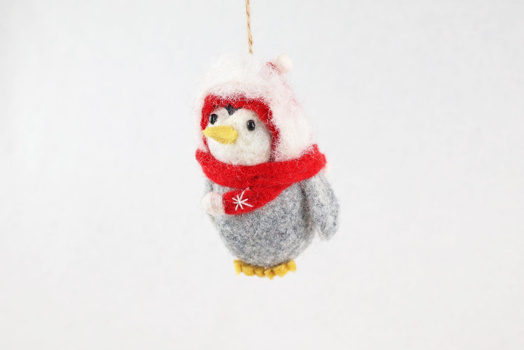 Weihnachtsanhänger Eskimo Pinguin I Christbaumschmuck Weihnachtsdeko Winter Weihnachtsbaum I Polar Pinguin