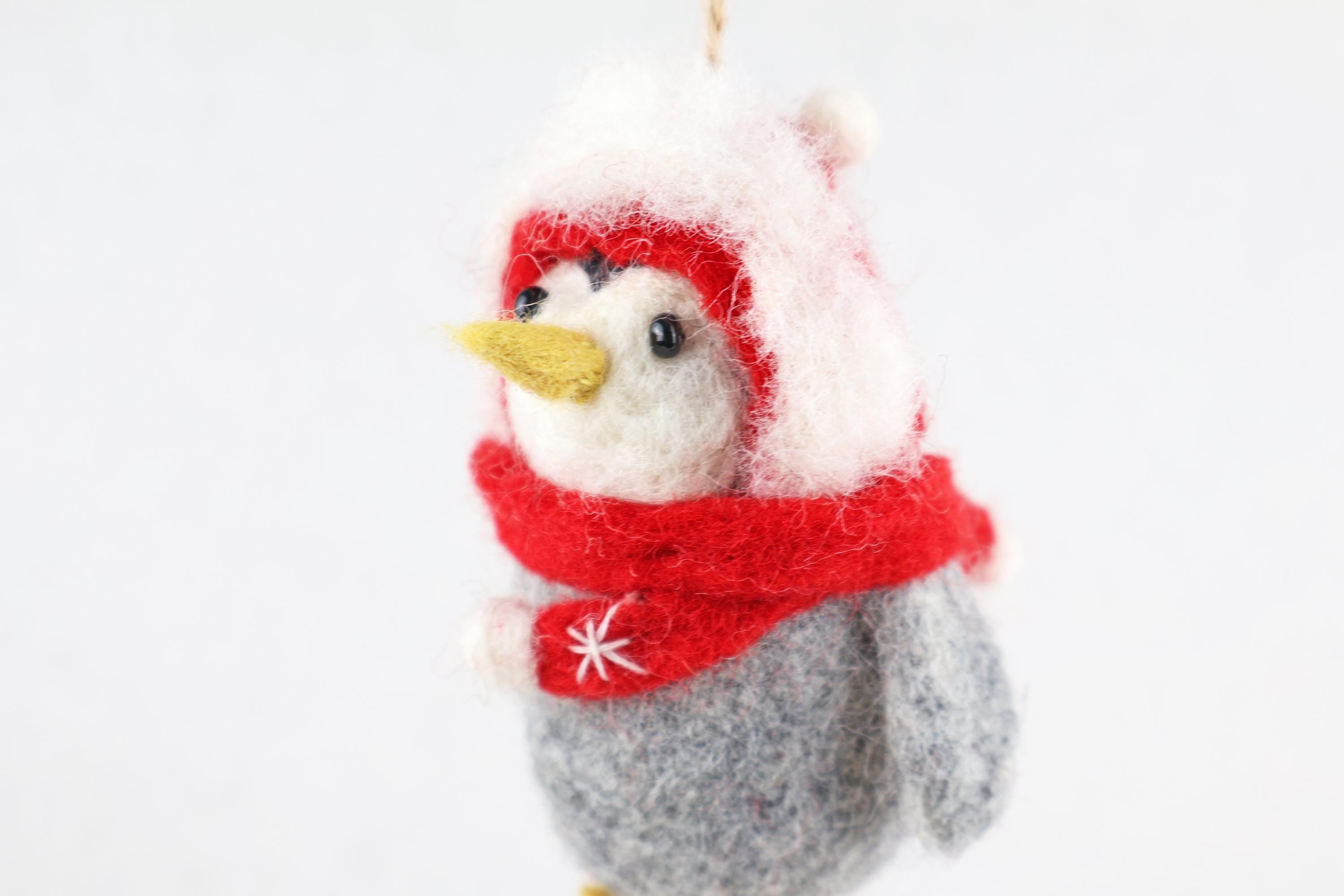 Weihnachtsanhänger Eskimo Pinguin I Christbaumschmuck Weihnachtsdeko Winter Weihnachtsbaum I Polar Pinguin