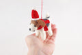 Weihnachtsanhänger Hund Beagle I Filz Christbaumschmuck Weihnachtsdeko