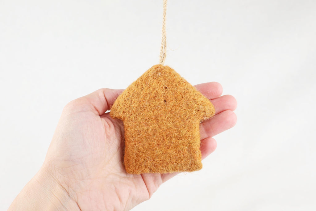 Weihnachtsanhänger Lebkuchenhaus mit Herz I Christbaumschmuck Weihnachtsdeko I Winterdeko I Weihnachtsbaum I Lebkuchen