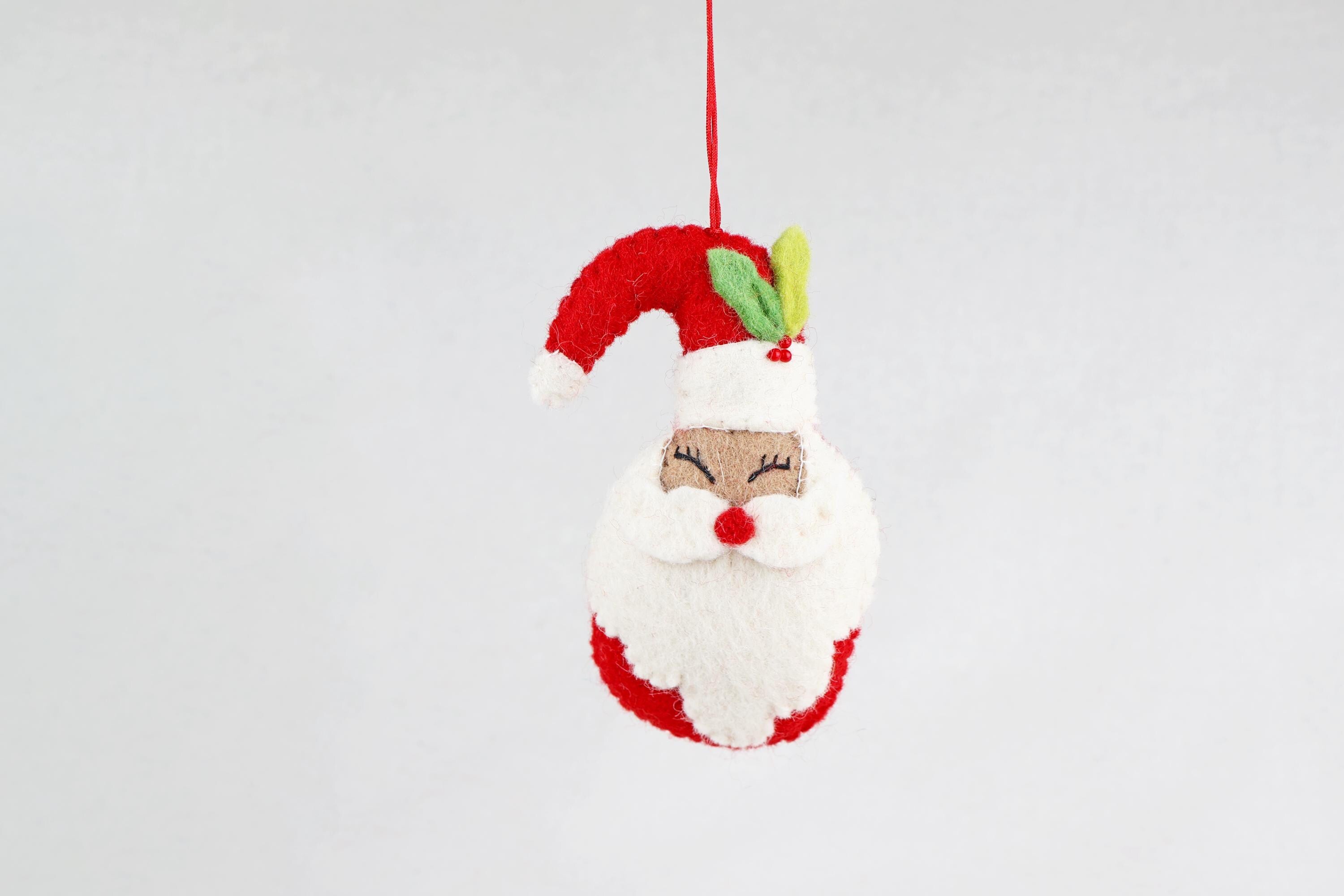 Weihnachtsanhänger Weihnachtsmann I Christbaumschmuck Weihnachtsdeko I Winter Weihnachtsbaum I Nikolaus Deko