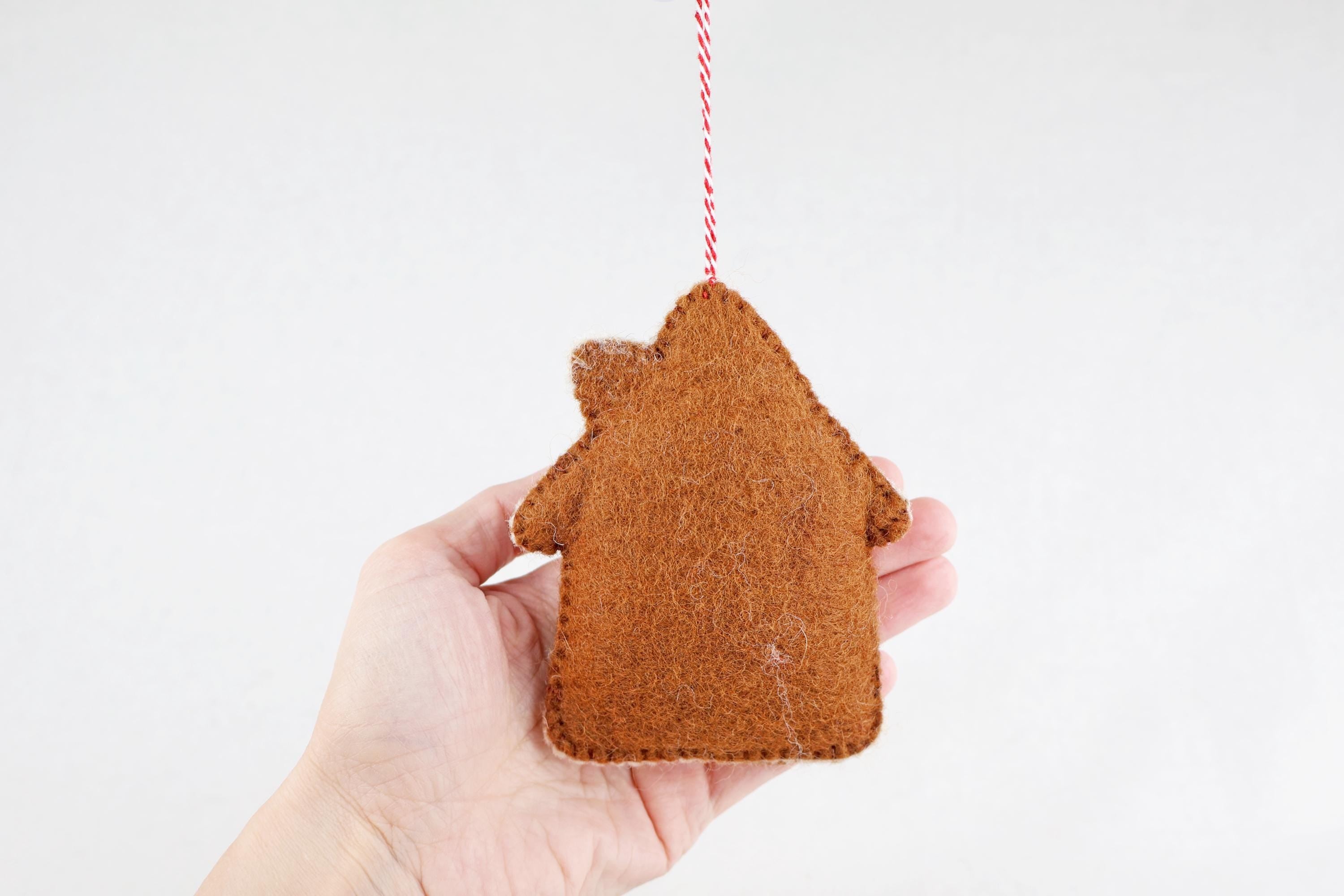Weihnachtsanhänger Lebkuchenhaus mit Herz I Christbaumschmuck Weihnachtsdeko I Winterdeko I Weihnachtsbaum I Lebkuchen