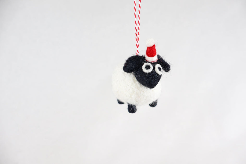 Weihnachtsanhänger Schaf I Christbaumschmuck Weihnachtsdeko I Winter Weihnachtsbaum I Weihnachtsschaf