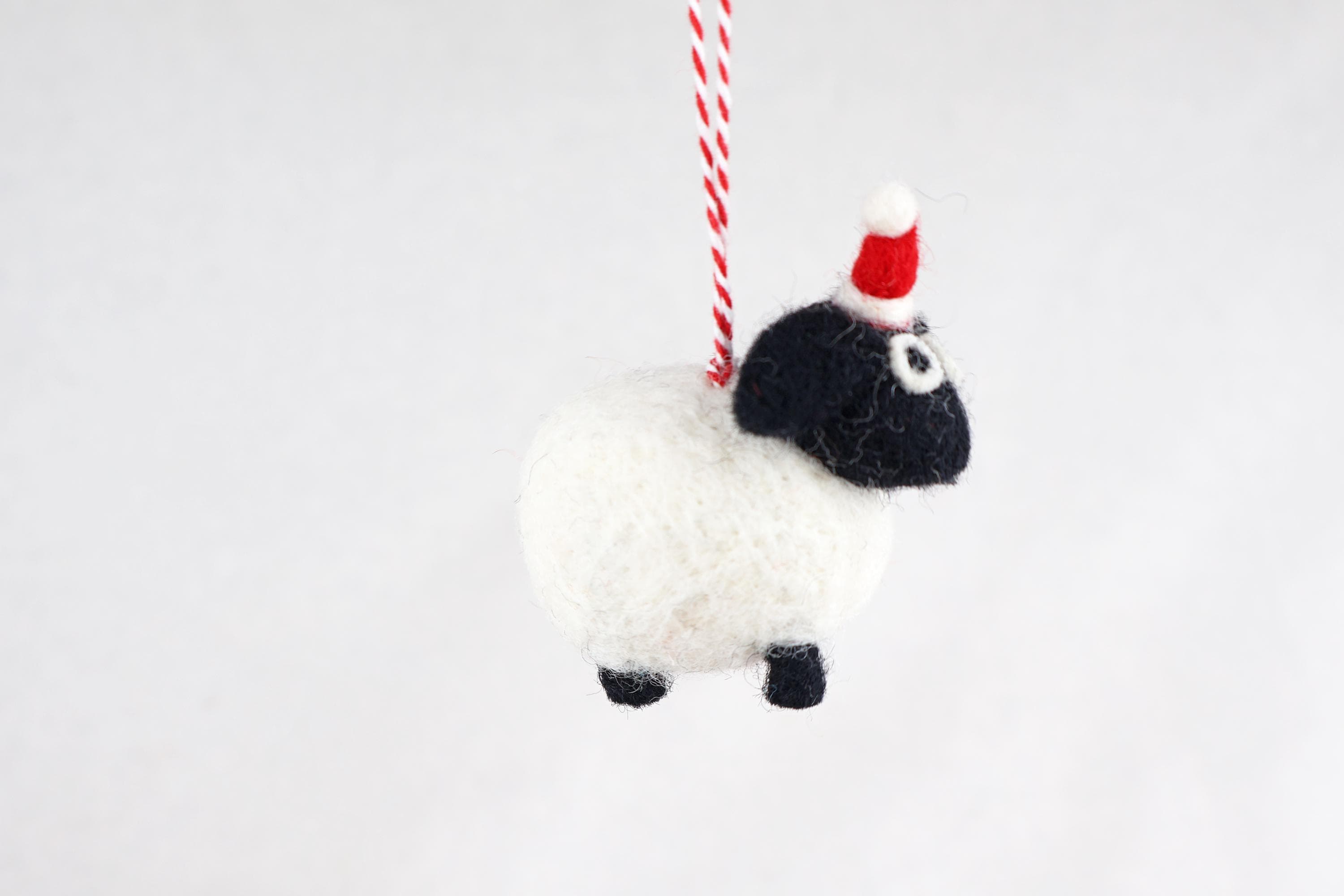 Weihnachtsanhänger Schaf I Christbaumschmuck Weihnachtsdeko I Winter Weihnachtsbaum I Weihnachtsschaf