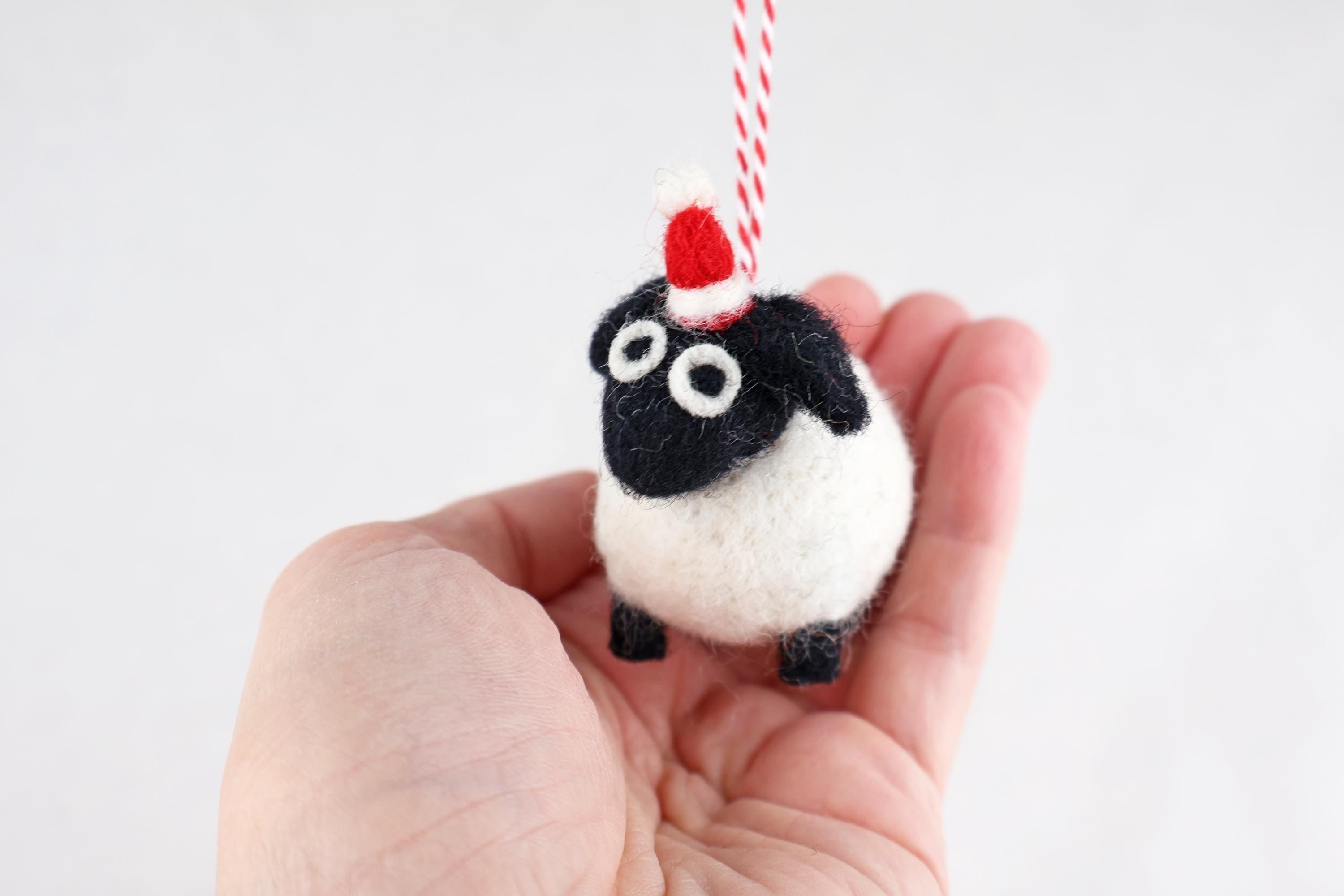Weihnachtsanhänger Schaf I Christbaumschmuck Weihnachtsdeko I Winter Weihnachtsbaum I Weihnachtsschaf