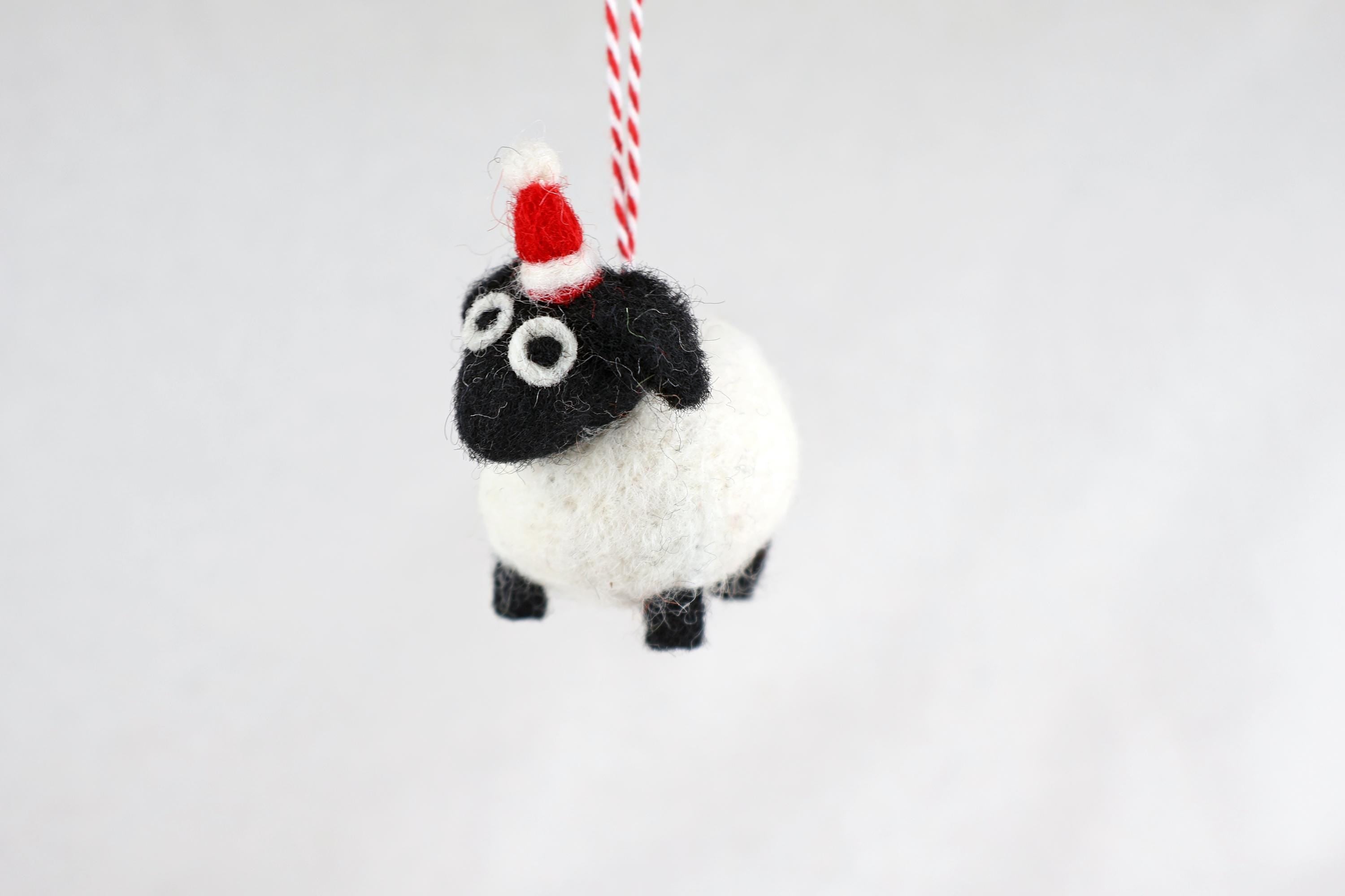 Weihnachtsanhänger Schaf I Christbaumschmuck Weihnachtsdeko I Winter Weihnachtsbaum I Weihnachtsschaf