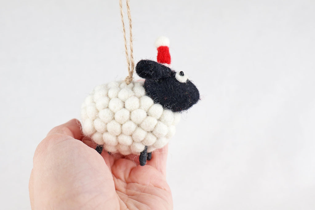 Weihnachtsanhänger Schaf I Christbaumschmuck Weihnachtsdeko I Winter Weihnachtsbaum I Weihnachtsschaf