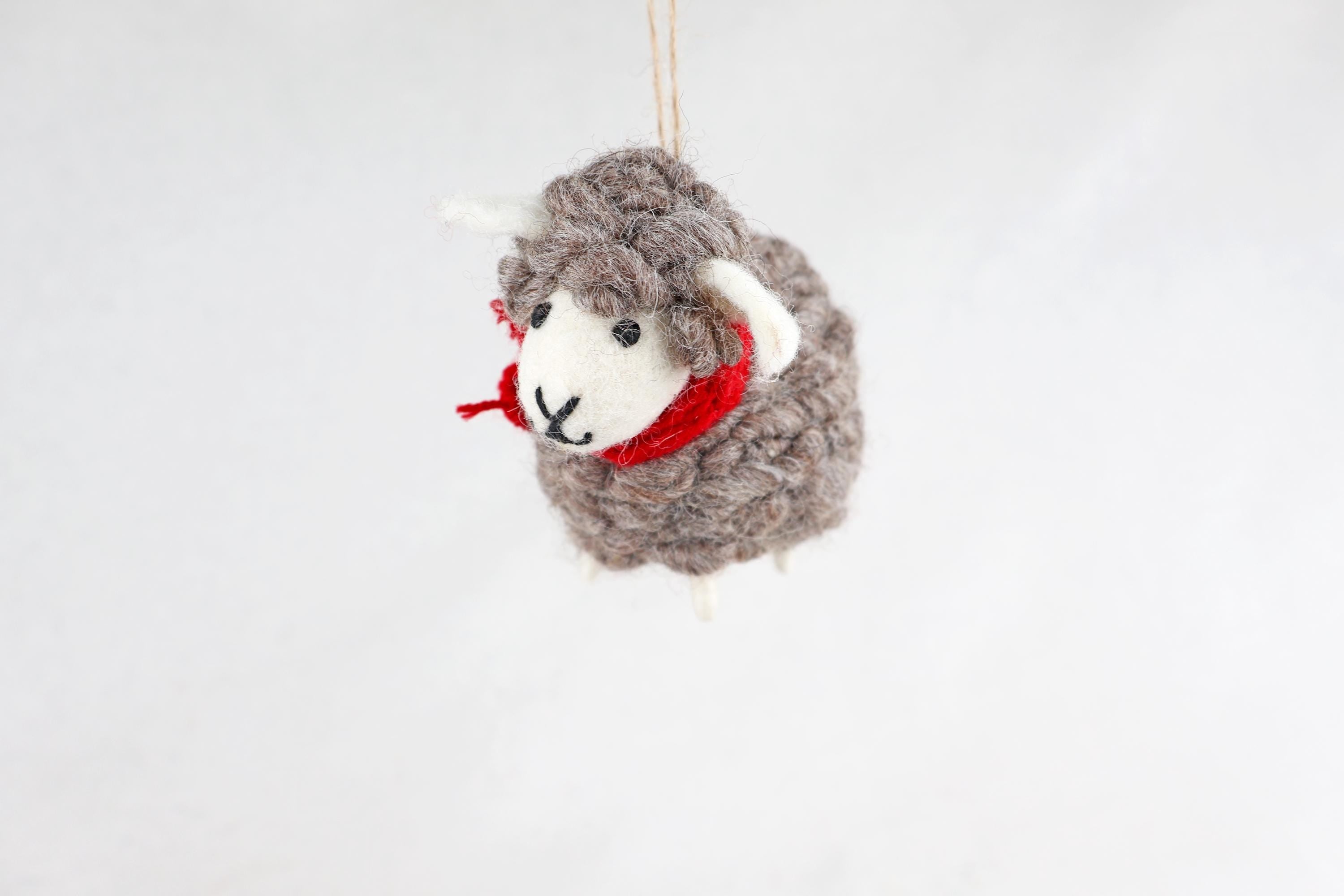 Weihnachtsanhänger Schaf I Christbaumschmuck I Weihnachtsdeko I Winter Weihnachtsbaum I Weihnachtsschaf