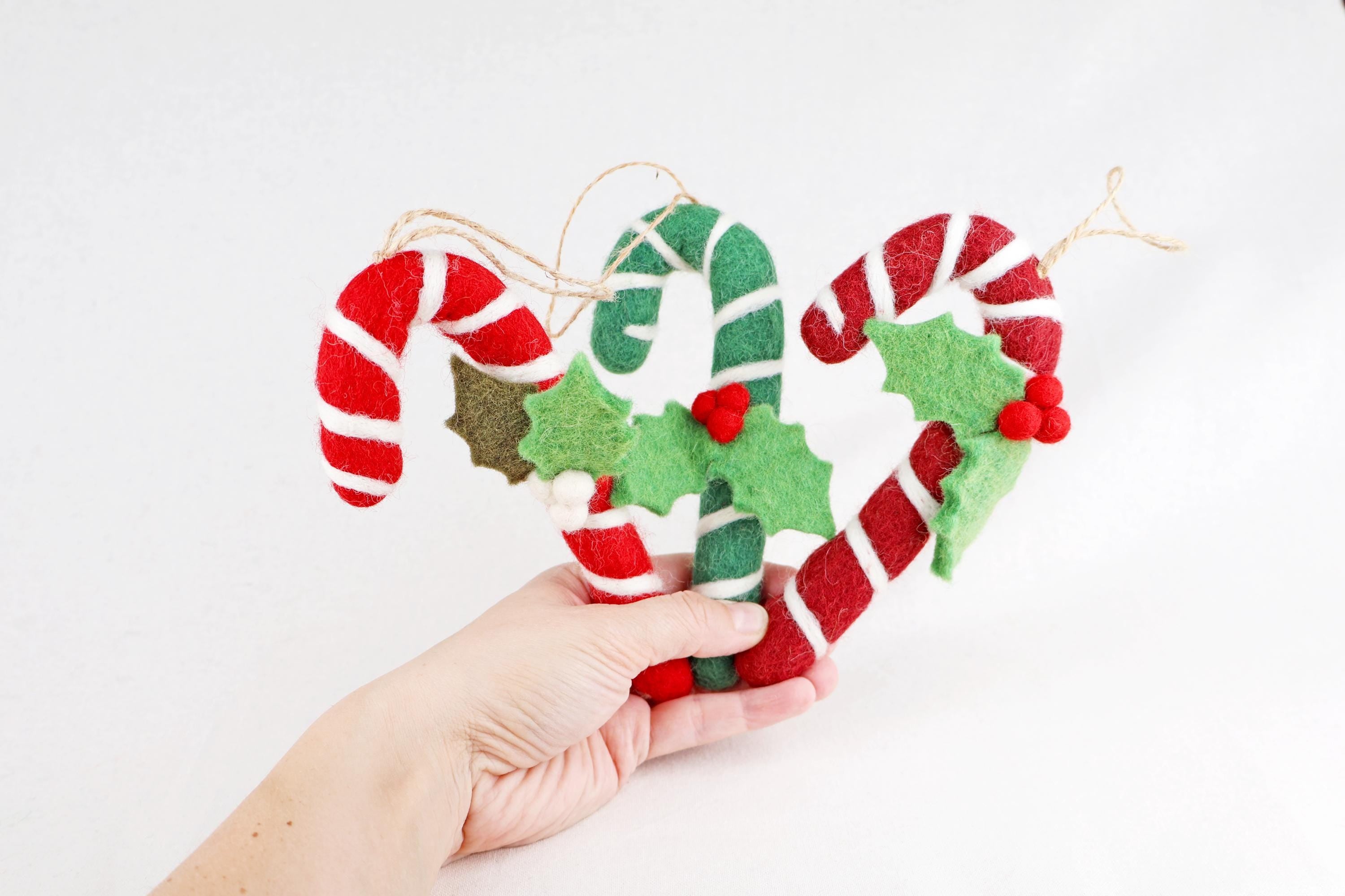Weihnachtsanhänger Zuckerstange I Christbaumschmuck Weihnachtsdeko I Winter Weihnachtsbaum