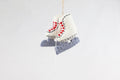 Weihnachtsbaum Anhänger Schlittschuhe I Deko aus Filz I Weihnachtsbaum I Anhänger aus Filz I Winterlicher Weihnachtsbaumschmuck