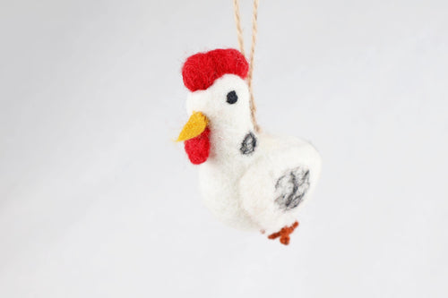 Anhänger Huhn I Osterschmuck I Osterdeko I Christbaumschmuck Weihnachtsdeko I Weihnachtsbaum I Huhn Deko I Henne Weihnachten I Osterstrauß