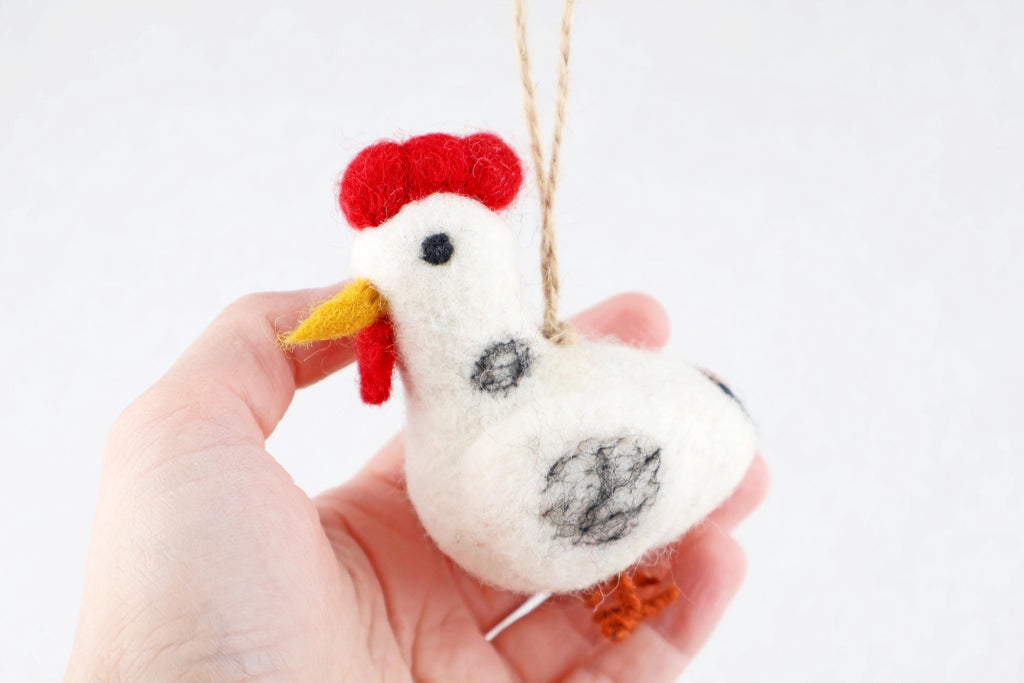 Anhänger Huhn I Osterschmuck I Osterdeko I Christbaumschmuck Weihnachtsdeko I Weihnachtsbaum I Huhn Deko I Henne Weihnachten I Osterstrauß