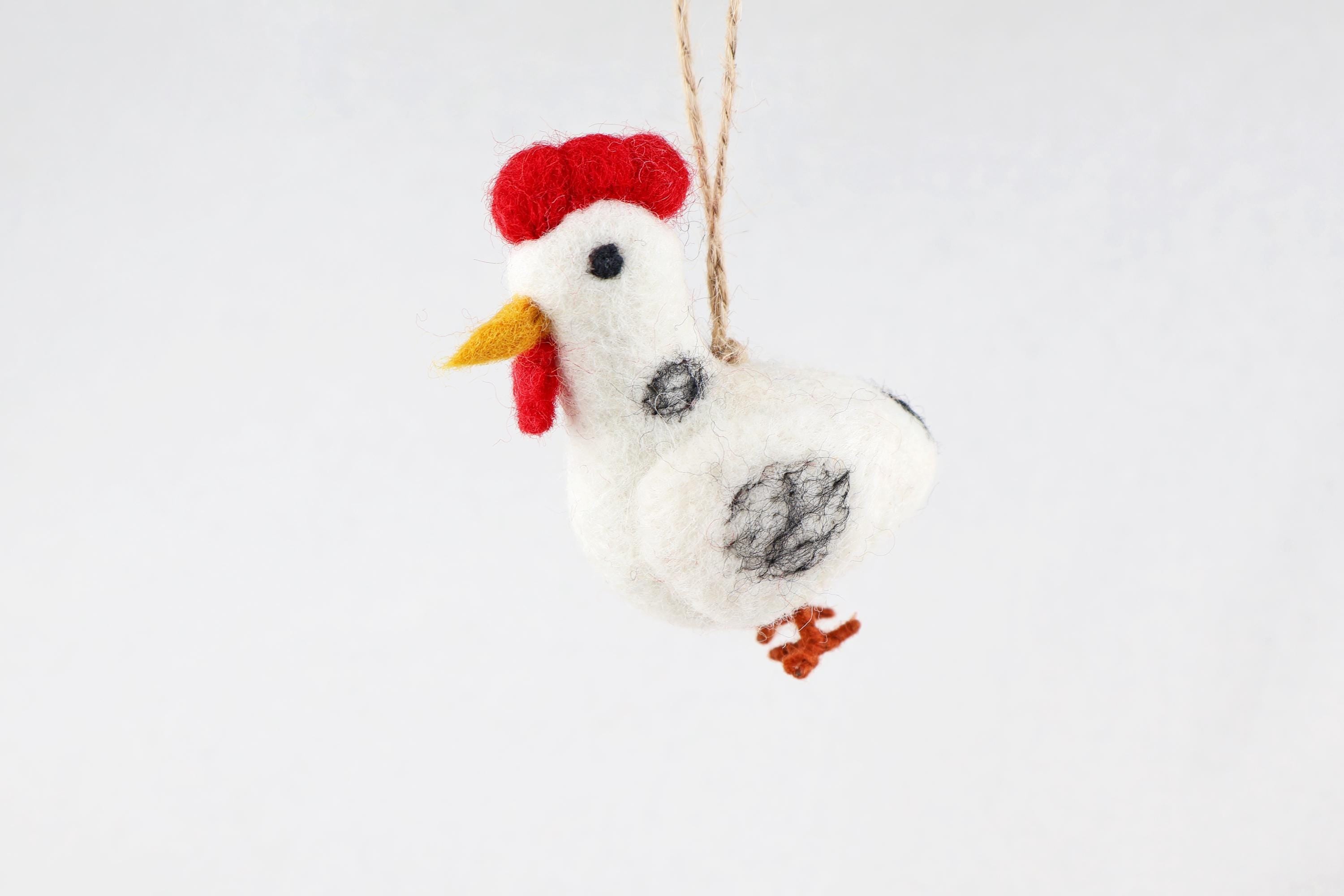 Anhänger Huhn I Osterschmuck I Osterdeko I Christbaumschmuck Weihnachtsdeko I Weihnachtsbaum I Huhn Deko I Henne Weihnachten I Osterstrauß