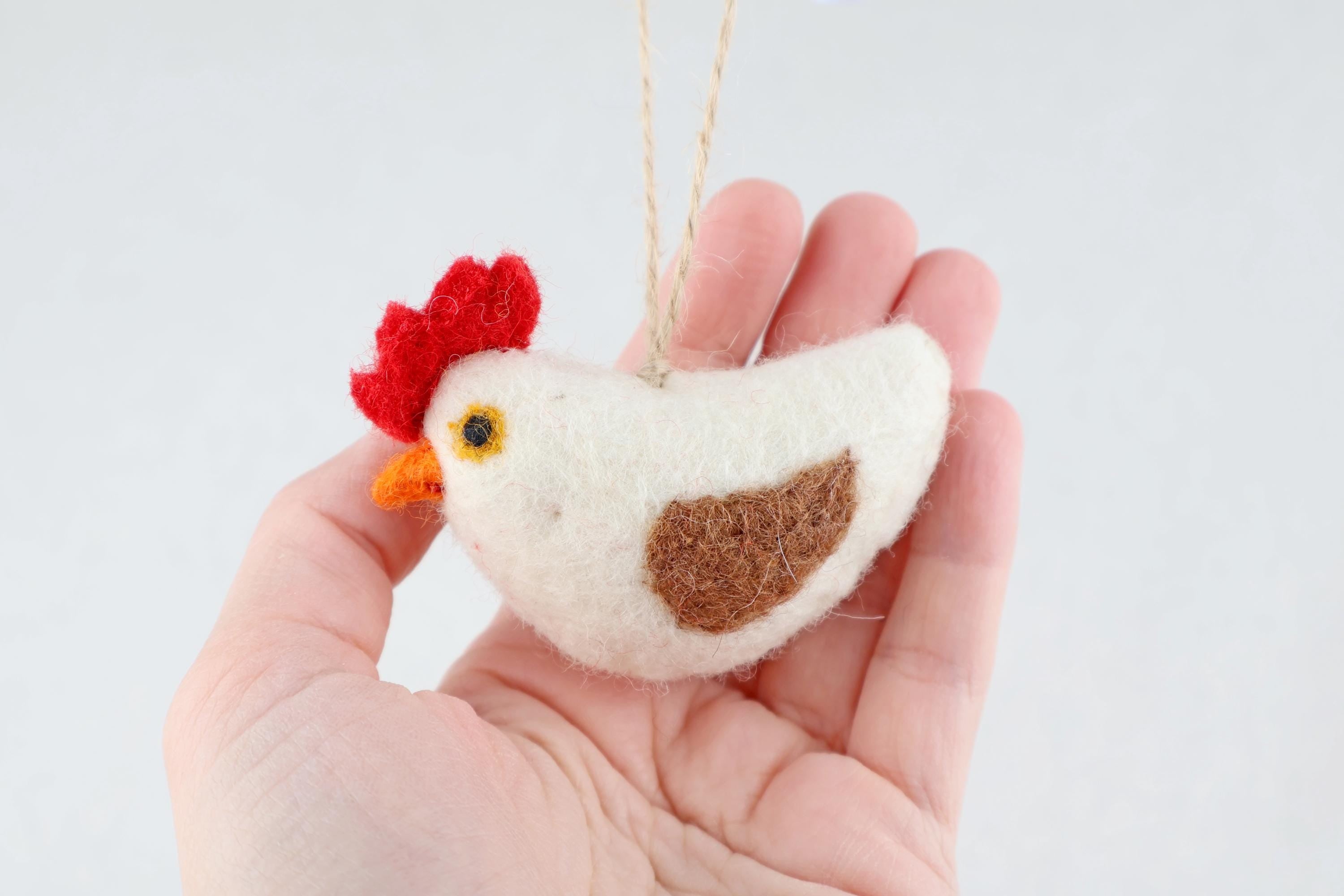 Anhänger Huhn I I Weihnachtsschmuck I Osterschmuck I Osterdeko I Osterstrauß I Filzdeko Ostern I Osterhase I Frühling