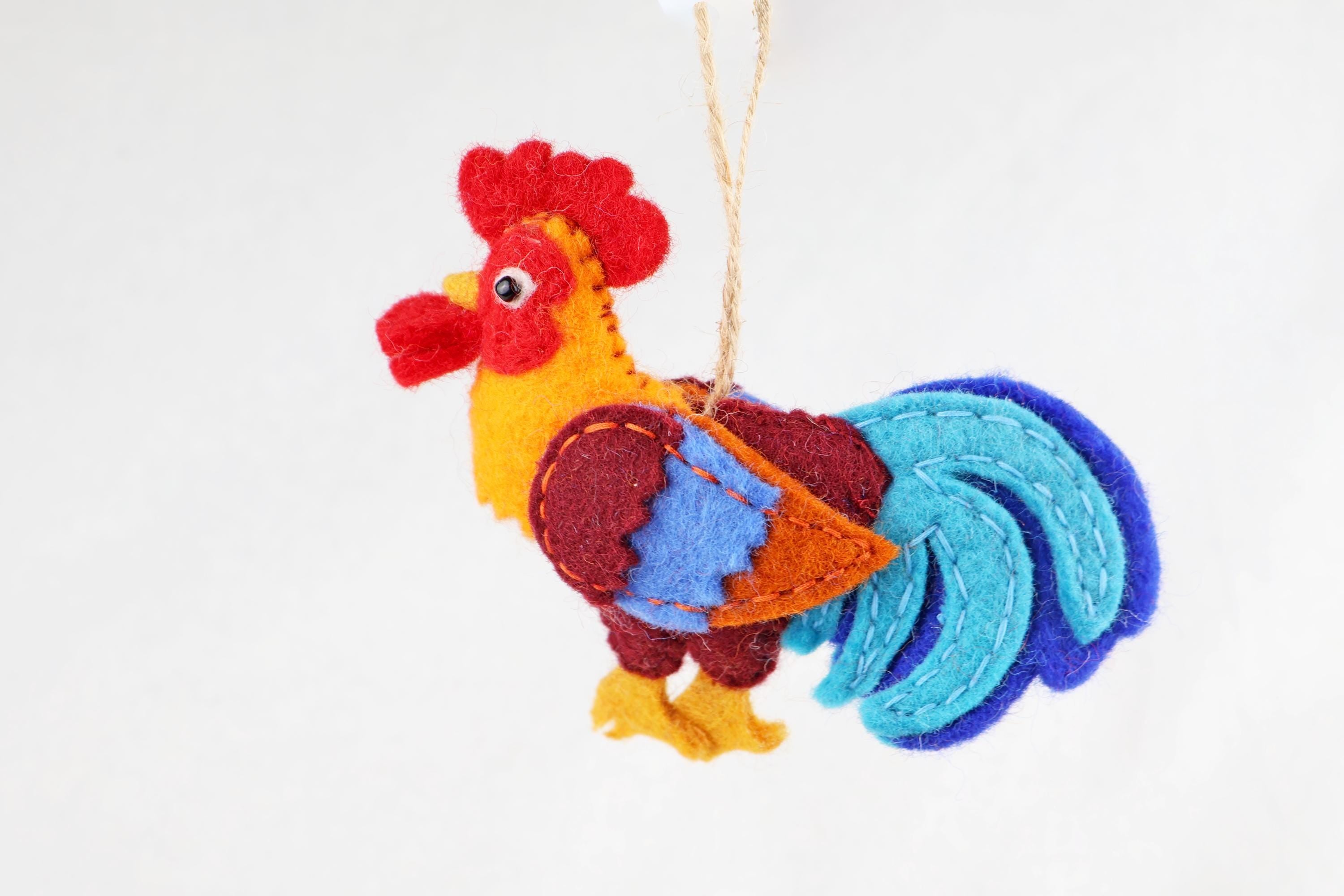 Anhänger Hahn I Osterdeko I Weihnachtsdeko I Winter I Weihnachtsbaum I Huhn Deko I