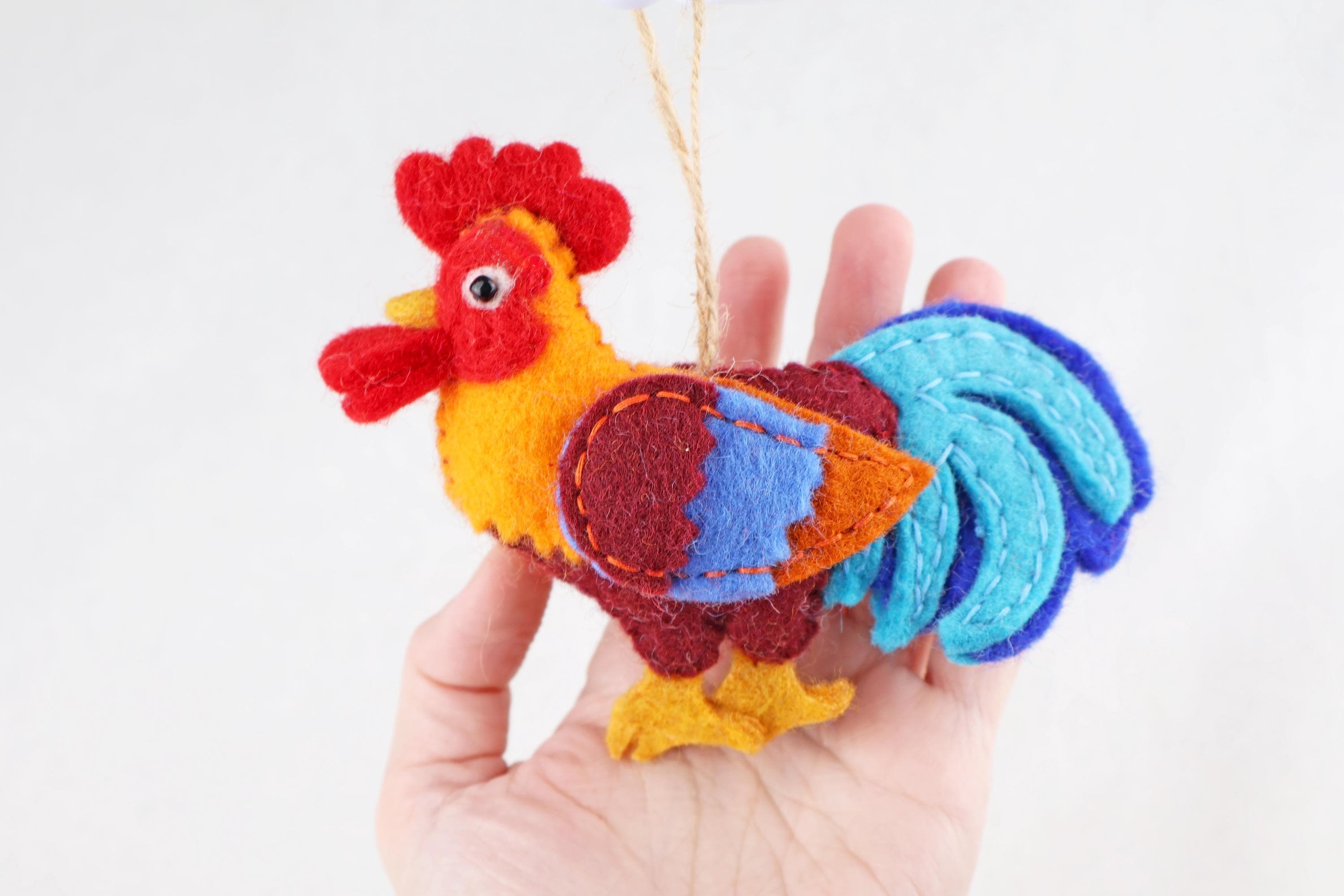 Anhänger Hahn I Osterdeko I Weihnachtsdeko I Winter I Weihnachtsbaum I Huhn Deko I