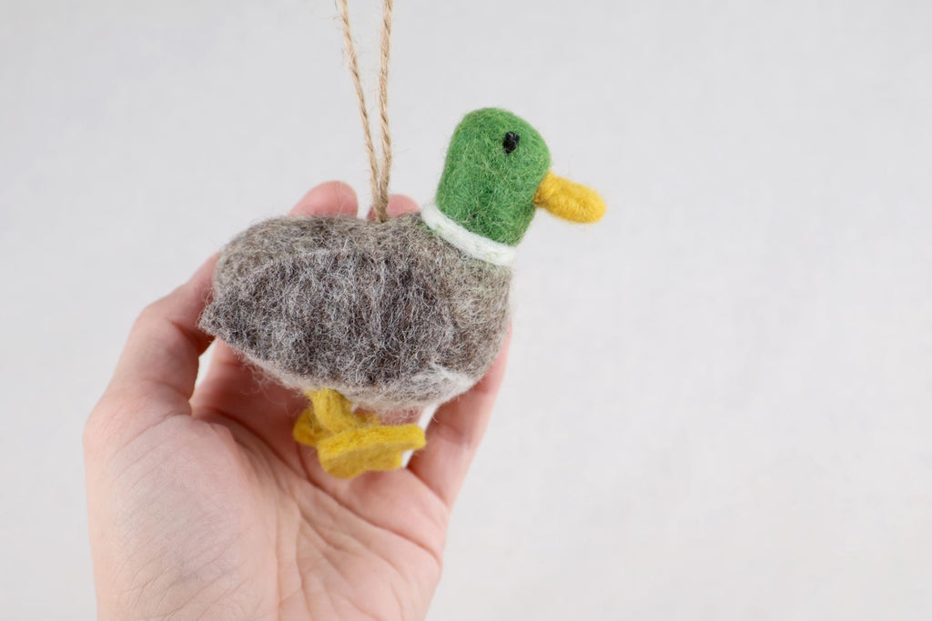 Anhänger Ente I Osterschmuck I Osterdeko I I Osterstrauß I Filzdeko Ostern I Erpel aus Filz I Frühling I Entendeko I Stockente