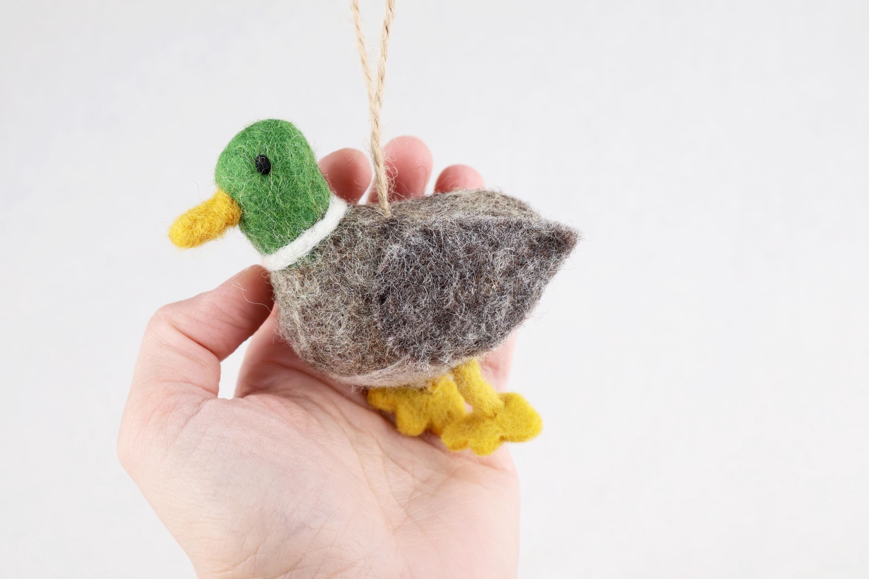 Anhänger Ente I Osterschmuck I Osterdeko I I Osterstrauß I Filzdeko Ostern I Erpel aus Filz I Frühling I Entendeko I Stockente