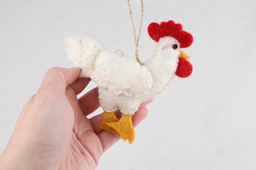 Anhänger Huhn I Osterschmuck I Osterdeko I Christbaumschmuck Weihnachtsdeko I Winter Weihnachtsbaum I Huhn Deko I Henne Weihnachten
