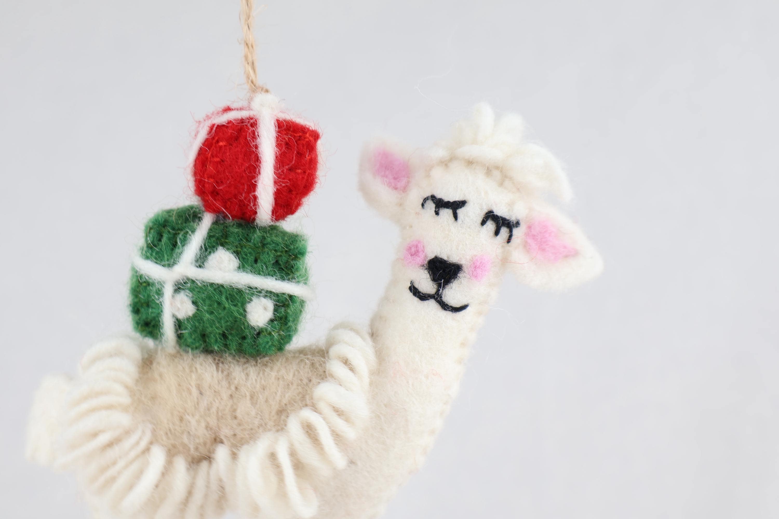 Anhänger Lama I Weihnachtslama I Weihnachtsanhänger I Christbaumschmuck I Weihnachtsdeko I Winter Weihnachtsbaum I Weihnachtslama I Alpaka