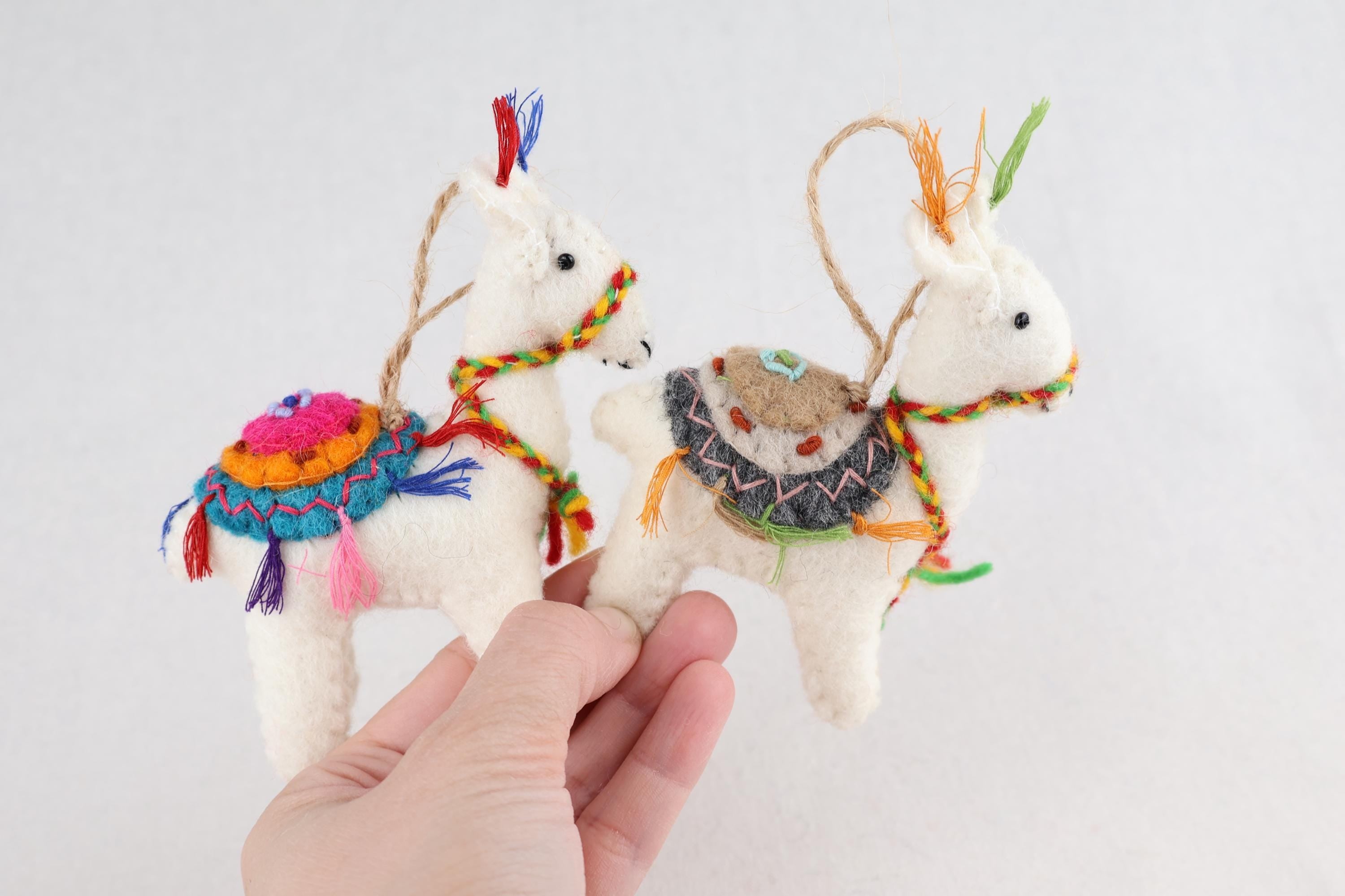 Anhänger Lama I Weihnachten Filz I Osteranhänger I Christbaumschmuck I Weihnachtsdeko I Winter Weihnachtsbaum I Weihnachtslama I Alpaka