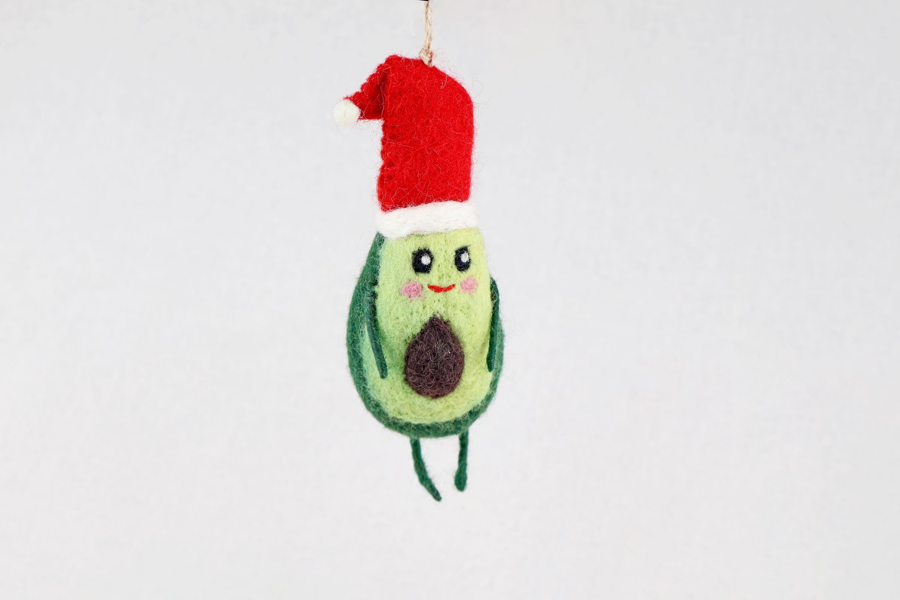 Weihnachtsanhänger Avocado I Christbaumschmuck I Weihnachtsdeko I Winter Weihnachtsbaum I Gemüse I lustige Weihnachtsdeko