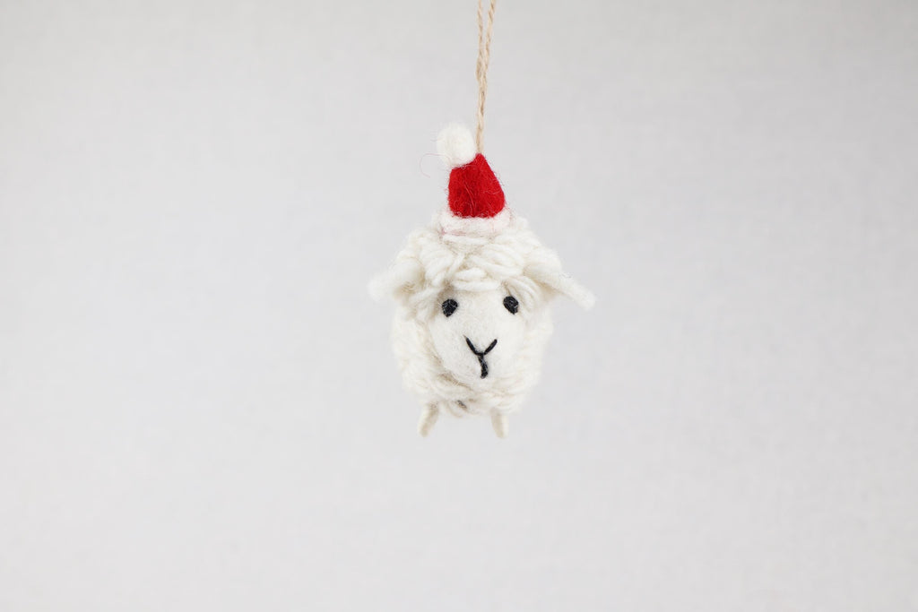 Weihnachtsanhänger Schaf I Christbaumschmuck Weihnachtsdeko I Winter Weihnachtsbaum I Weihnachtsschaf