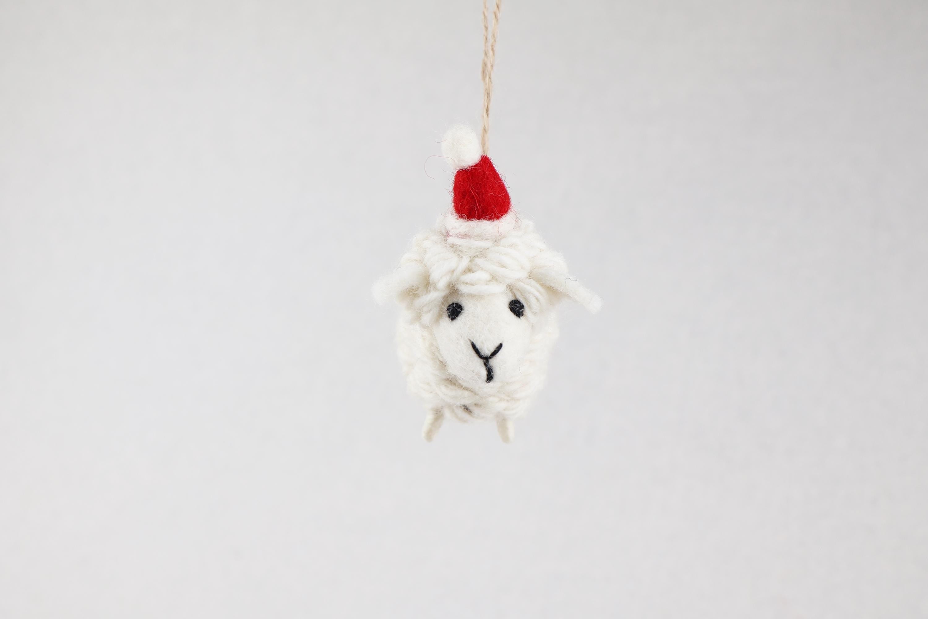 Weihnachtsanhänger Schaf I Christbaumschmuck Weihnachtsdeko I Winter Weihnachtsbaum I Weihnachtsschaf