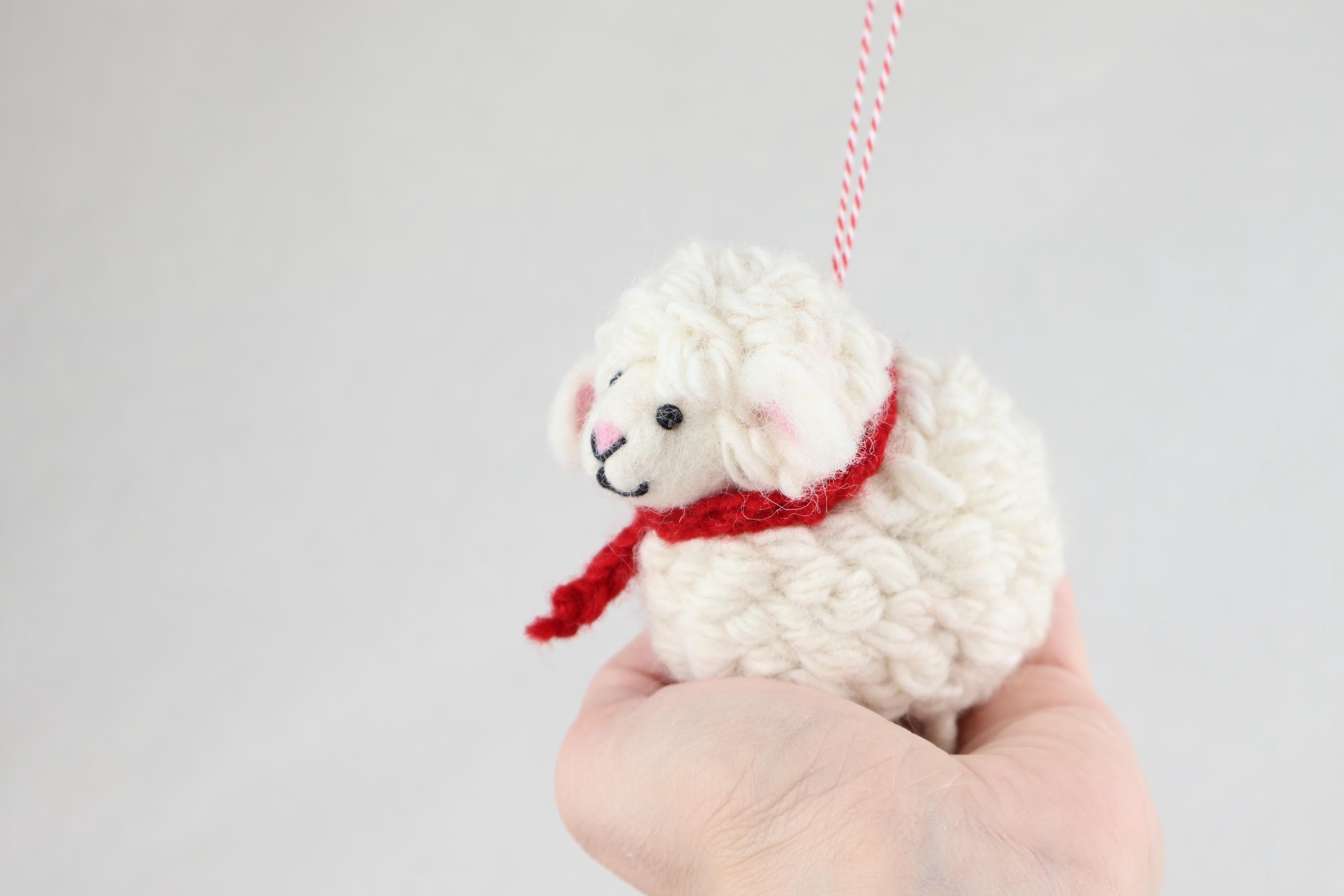 Weihnachtsanhänger Schaf I Christbaumschmuck I Weihnachtsdeko I Winter Weihnachtsbaum I Weihnachtsschaf
