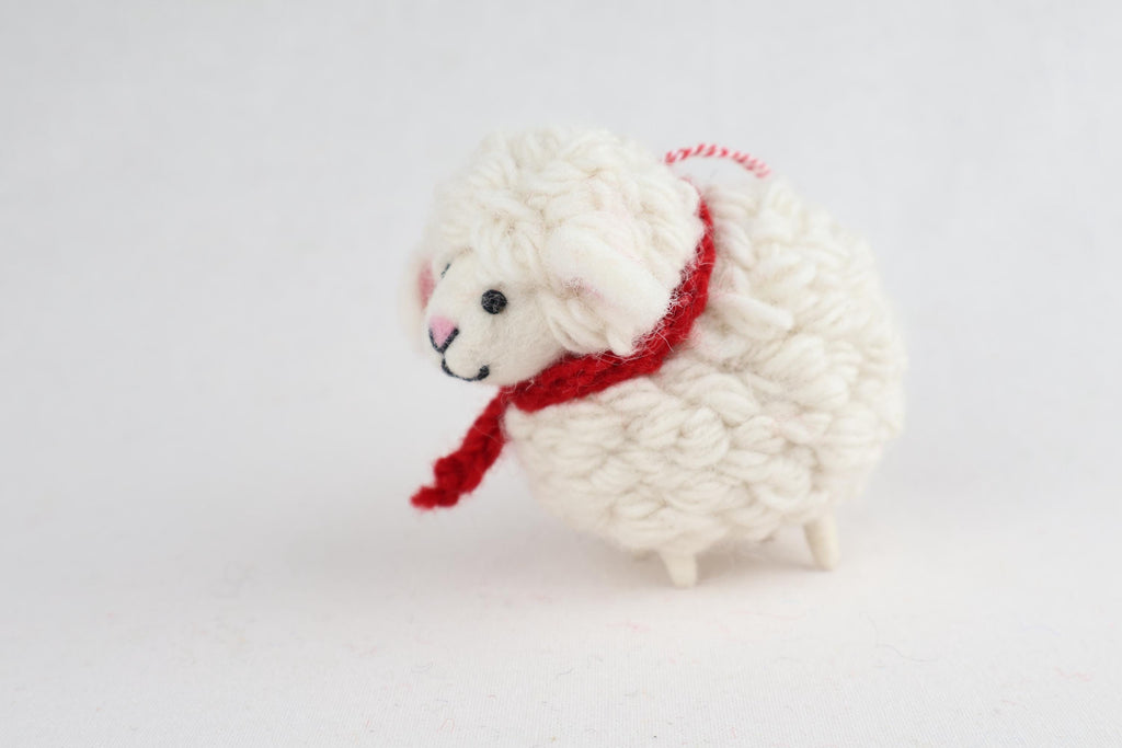 Weihnachtsanhänger Schaf I Christbaumschmuck I Weihnachtsdeko I Winter Weihnachtsbaum I Weihnachtsschaf