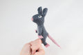 Niedliche Fingerpuppe Maus aus Filz I Fingerspiel I Bauernhoftier I Filzmaus I Spielzeug Montessori I Geschichten erzählen