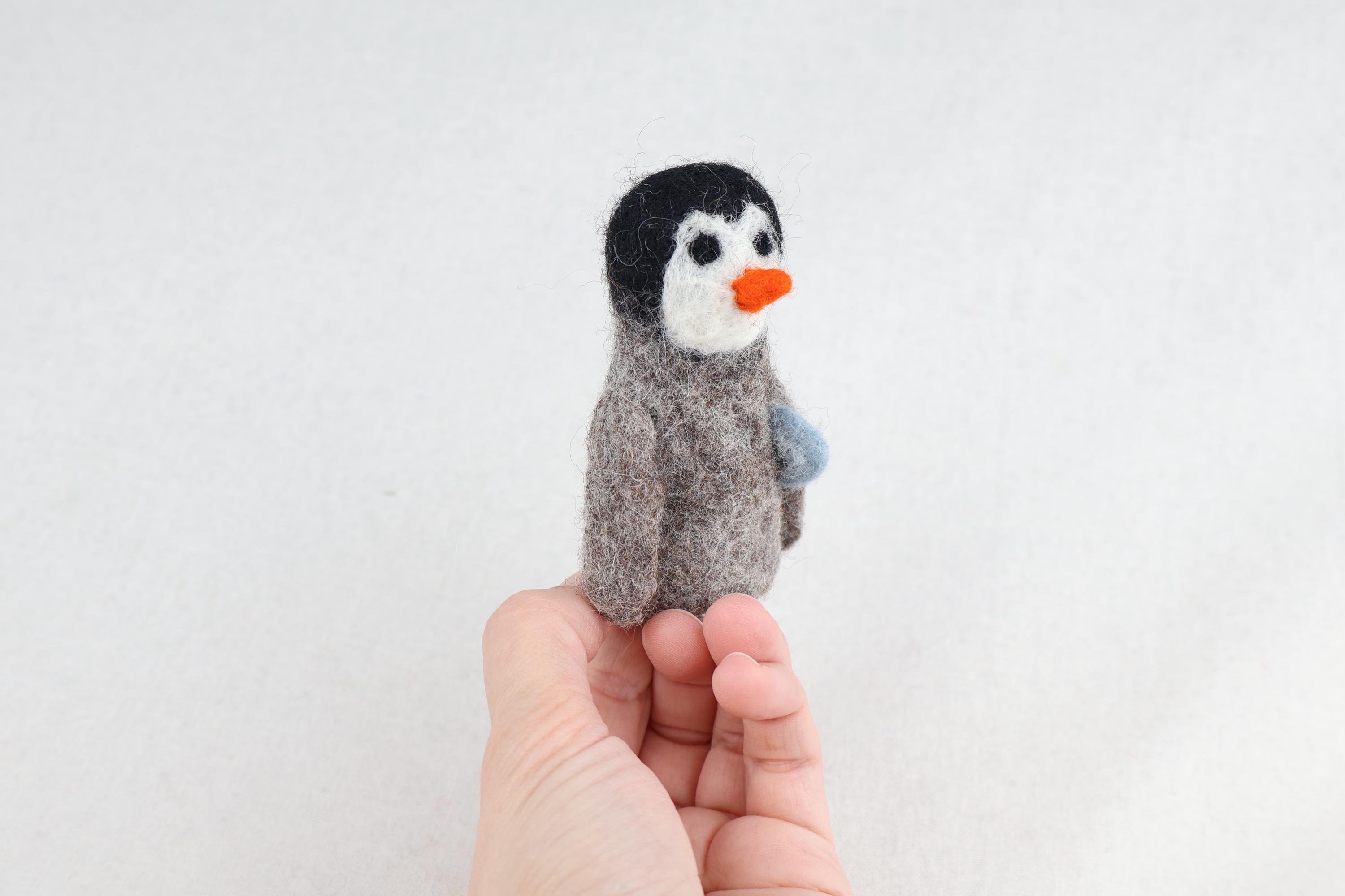 Niedliche Fingerpuppe Pinguin aus Filz I Fingerspiel I Meerestiere I Fische I Spielzeug Montessori I Geschichten erzählen I Seetiere