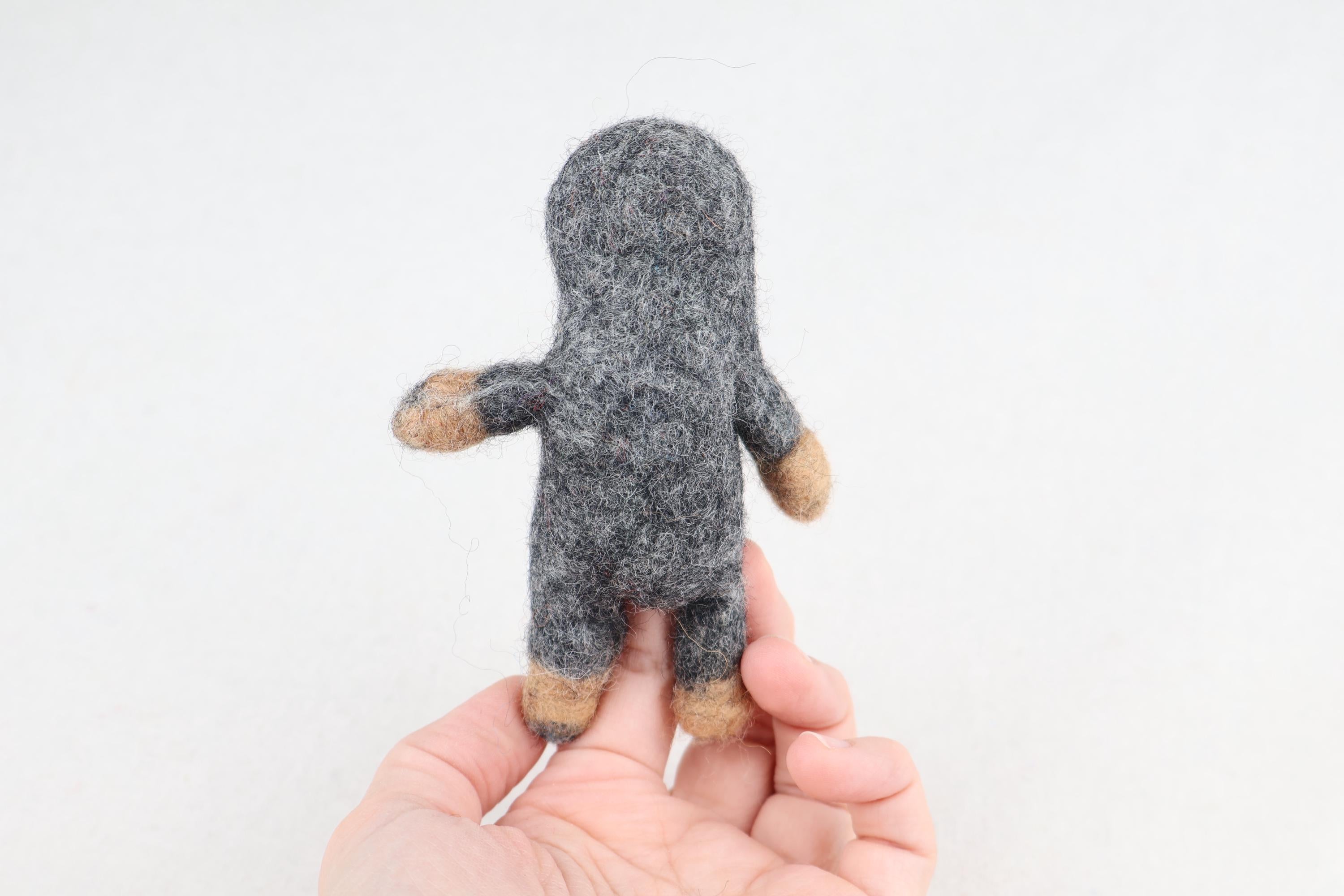 Niedliche Fingerpuppe Faultier aus Filz I Fingerspiel I Wildtiere I Spielzeug Montessori I Geschichten erzählen I Dschungel