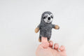 Niedliche Fingerpuppe Faultier aus Filz I Fingerspiel I Wildtiere I Spielzeug Montessori I Geschichten erzählen I Dschungel