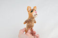 Niedliche Fingerpuppe Katze rot aus Filz I Fingerspiel I Bauernhoftier I Haustiere I Spielzeug Montessori I Geschichten erzählen I Katzen