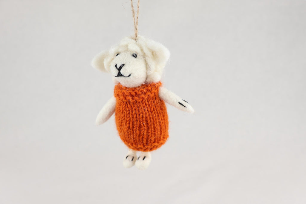 Weihnachtsanhänger Schaf in Pullover I Christbaumschmuck I Weihnachtsdeko I Winter Weihnachtsbaum I Weihnachtsschaf
