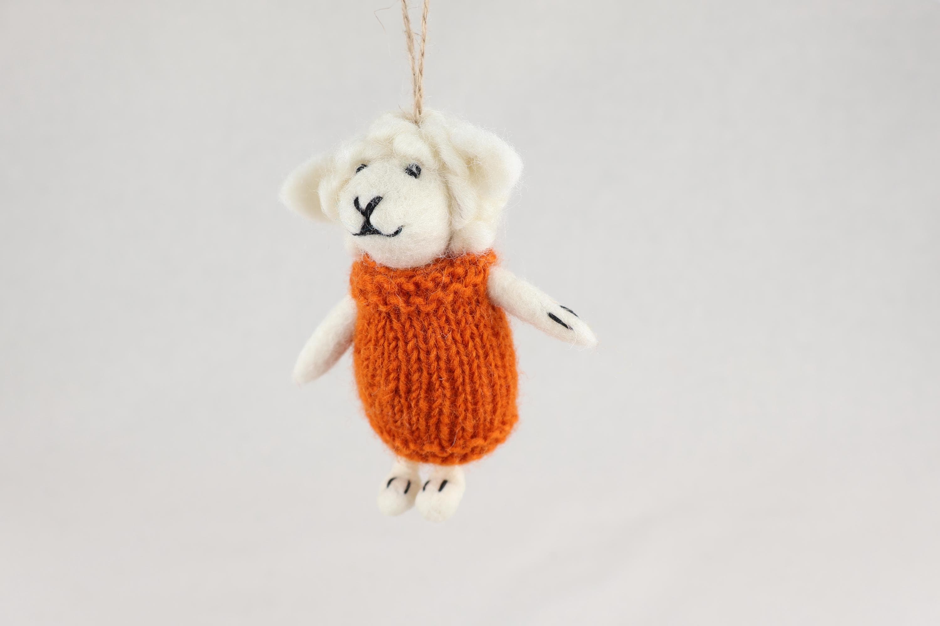 Weihnachtsanhänger Schaf in Pullover I Christbaumschmuck I Weihnachtsdeko I Winter Weihnachtsbaum I Weihnachtsschaf