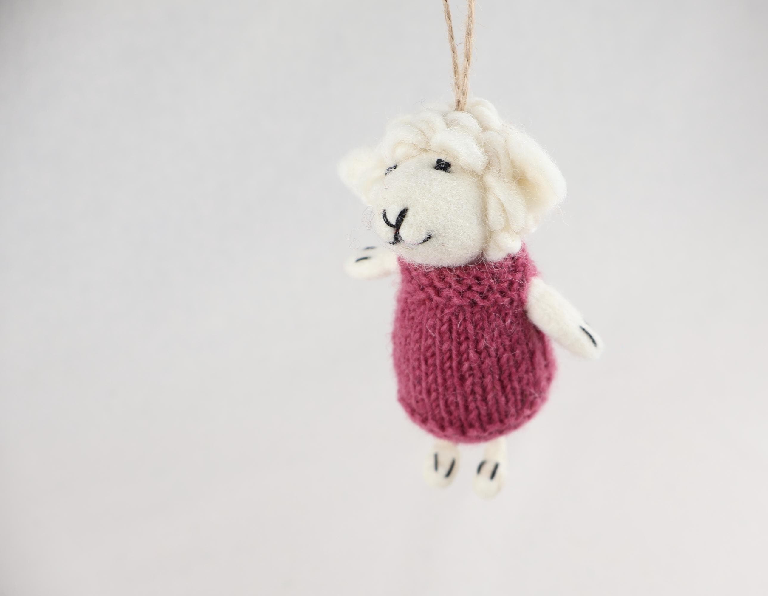 Weihnachtsanhänger Schaf in Pullover I Christbaumschmuck I Weihnachtsdeko I Winter Weihnachtsbaum I Weihnachtsschaf