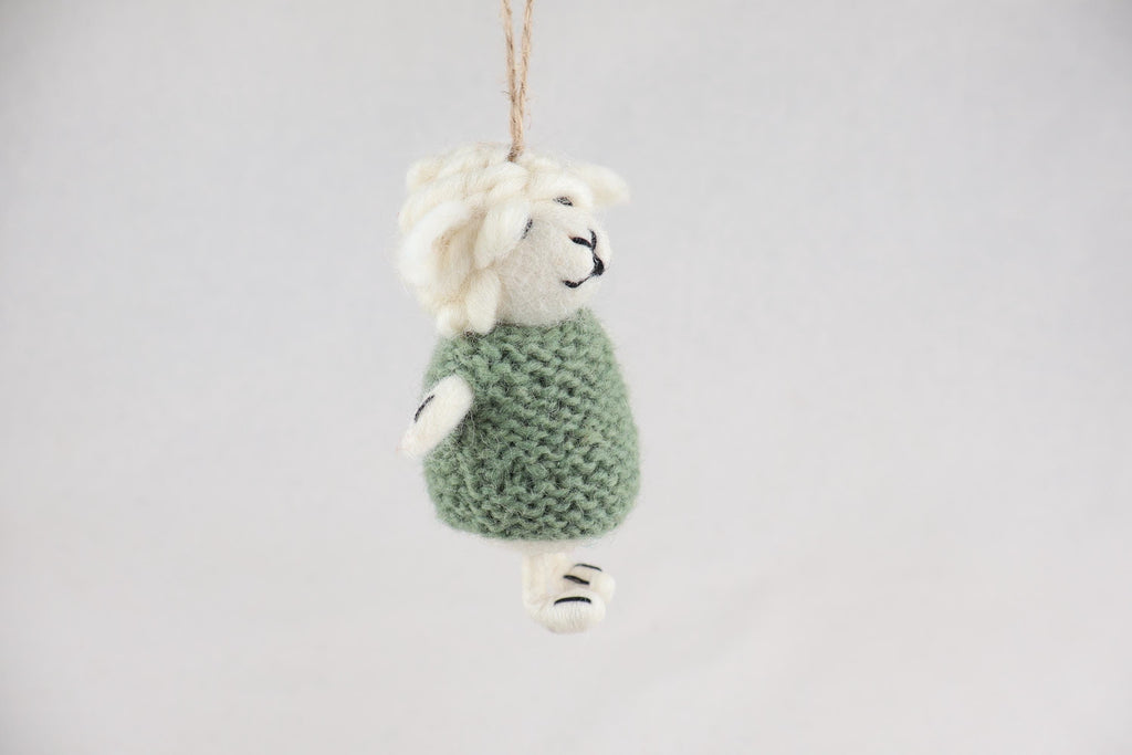 Weihnachtsanhänger Schaf in Pullover I Christbaumschmuck I Weihnachtsdeko I Winter Weihnachtsbaum I Weihnachtsschaf