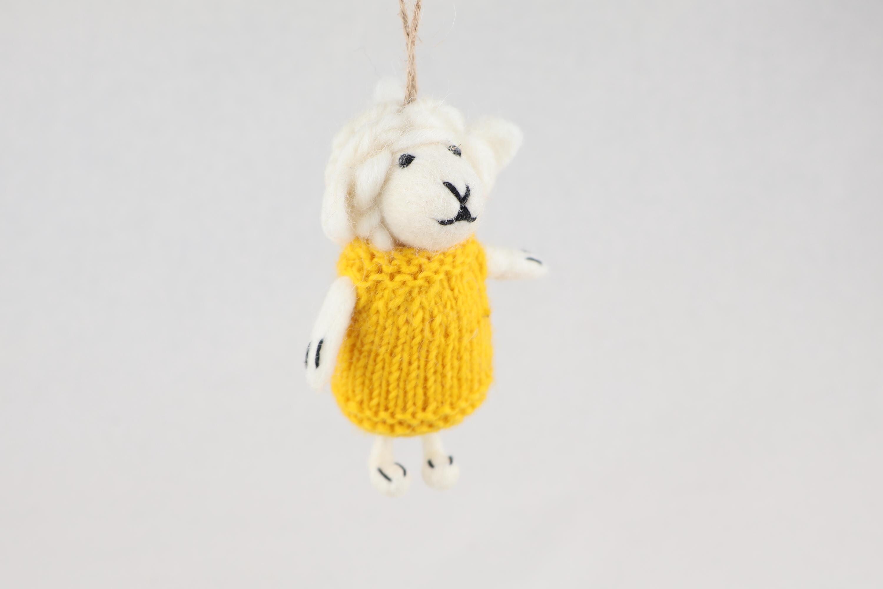 Weihnachtsanhänger Schaf in Pullover I Christbaumschmuck I Weihnachtsdeko I Winter Weihnachtsbaum I Weihnachtsschaf